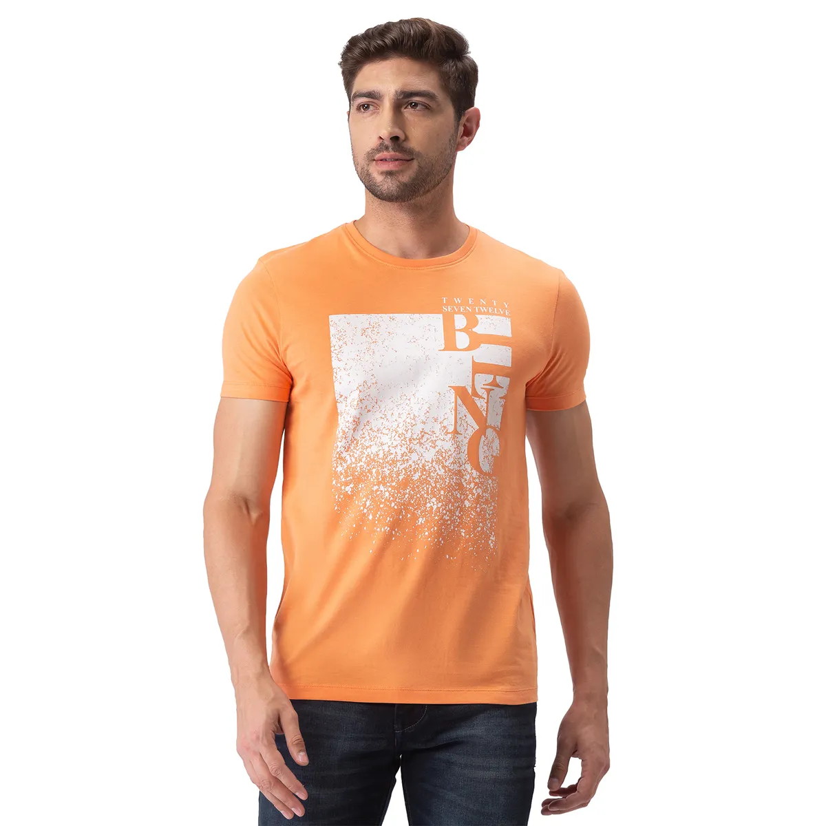 Being human orange hot sale t shirt